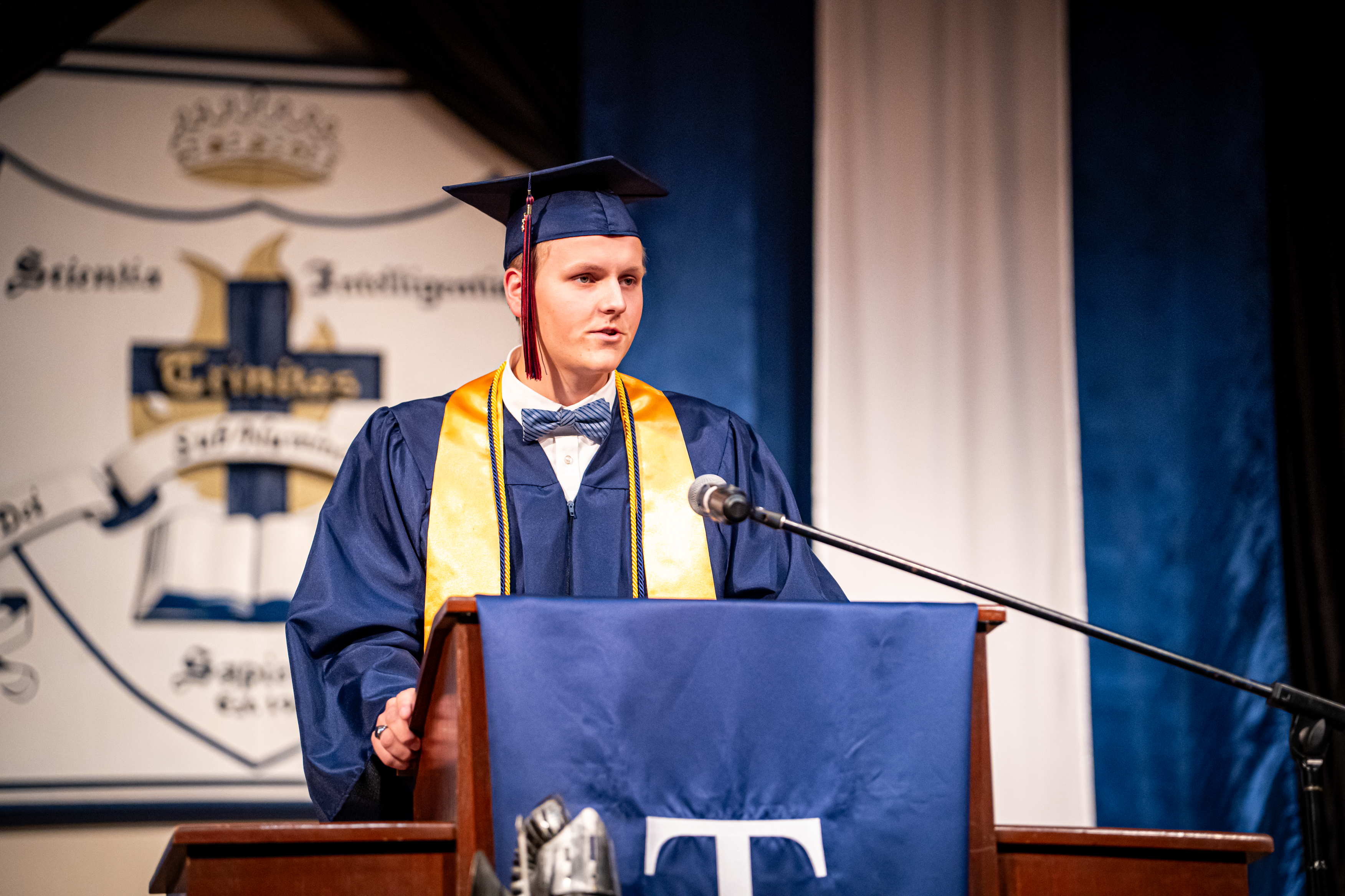 graduating senior Master Joshua Tenniswood
